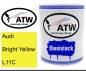 Preview: Audi, Bright Yellow, L11C: 1L Lackdose, von ATW Autoteile West.